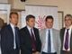 -	Da sinistra, Fabrizio Imperadore, presidente Agengranda, Gianni Cappa, presidente della Banca Alpi Marittime, Fabio Colli Medaglia, responsabile commerciale Agengranda e Carlo Ramondetti, direttore generale Banca Alpi Marittime