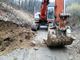 Le immagini dei lavori di ripristino della frana in via Bricco Luciano (foto tratte dal profilo Fb istituzionale del Comune)