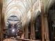Saluzo, l'interno del Duomo. Verrà spostata l'impalcatura attualmente nell'area dell'altare maggiore Saluzo, l'interno del Duomo. Verrà spostata l'impalcatura attualmente nell'area dell'altare maggiore