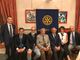La famiglia Frandino alla conviviale Rotary con il presidente Andrea Galleano La famiglia Frandino alla conviviale Rotary con il presidente Andrea Galleano