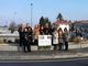 Cuneo, momento commemorativo dello Zonta Cuneo alla rotonda di corso Francia