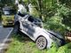 Auto fuori strada tra Roburent e Serra Pamparato