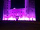 Il Castello degli Acaja si è tinto di rosa a cento giorni esatti dall'arrivo del Giro d'Italia