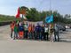 Protesta sul cantiere di Verduno per gli operai licenziati Protesta sul cantiere di Verduno per gli operai licenziati