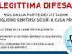 Nei municipi si firma per la tutela del domicilio e per la legittima difesa