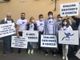 La rappresentanza di Fipe Silb a una protesta romana per la riapertura delle discoteche e locali da ballo