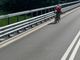 Bici sul raccordo autostradale a Fossano, la segnalazione di un nostro lettore