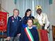 Il Moro Carlo Comino, la Béla Monregaleisa Elisa Marchesani, il presidente della Famija Monregaleisa Enzo Garelli, il sindaco di Mondovì Stefano Viglione (foto Marco Costantino) Il Moro Carlo Comino, la Béla Monregaleisa Elisa Marchesani, il presidente della Famija Monregaleisa Enzo Garelli, il sindaco di Mondovì Stefano Viglione (foto Marco Costantino)