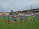 I ragazzi del Cuneo Oltrestura alla festa del calcio giovanile