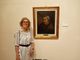 Angela Delgrosso e il quadro della trisnonna eseguito dal pittore Matteo Olivero che ha ispirato il suo romanazo Dal Rosa al Viso