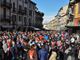 Saluzzo, lungo corso Italia, durante una precedente edizione del Fitwalking del cuore