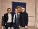 Luigi Fassino, presidente Rotary Saluzzo, il dottor Giovanni Siciliano e il dottor Luciano Zardo