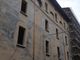 Saluzzo, la facciata con la storia di Maguellone in via Maghelona