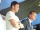 Javier Zanetti ed il presidentissimo Alfio Pirra