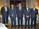 Da sin.: Dante Degiovanni, censore, Sebastiano Cesano, tesoriere, Marco Gallo presidente, Enrico Gallo, segretario, Fabrizio Nasi, cerimoniere