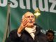 Il Presidente Emerito della Repubblica Oscar Luigi Scalfaro ad una manifestazione in difesa della Costituzione (immagine di repertorio)