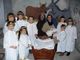 I piccoli partecipanti al presepe vivente di Trinità