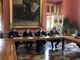 Il governatore della Regione Alberto Cirio in visita a Racconigi con i consiglieri Bongioanni e Gagliasso per parlare dei progetti futuri, tra questi anche il rilancio del Castello e il futuro dell’ex manicomio