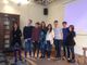 Da professoressa Silvia Fenoglio, Gianluca Bianco(I liceo), Lorenzo Veglia (I liceo), Giulia Basso (I liceo), Ludovica Rossi (III liceo), Luca Pons (III liceo), Samuele Giordano (III liceo), Chiara Brondino (III liceo)