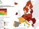 Il Piemonte ancora in 'verde' nella mappa del contagio, ma è sempre più solo in Europa