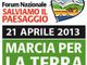 La Cia aderisce alla Marcia per la terra