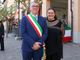 Enrica Di Ielsi con il sindaco Maurizio Paoletti Enrica Di Ielsi con il sindaco Maurizio Paoletti