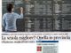 L'estratto del Corriere della Sera che evidenzia i risultati