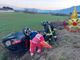 Scontro tra due mezzi a Barge in via Cavour: tre coinvolti