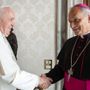 Papa Leone XIV con Bergoglio (foto Vatican News)