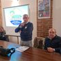 Nelle foto alcuni momenti della serata di presentazione tenuta all'agriturismo Gallina