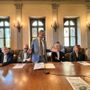 Negli scatti alcuni momenti della presentazione tenuta questa mattina in Prefettura