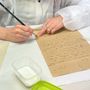 La lettera in fase di restauro