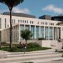 Un render del progetto del nuovo ospedale di Savigliano, Saluzzo e Fossano