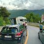 Autoarticolato fuori strada a Pornassio, Statale 28 bloccata Autoarticolato fuori strada a Pornassio, Statale 28 bloccata