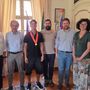 La Giunta comunale di Bra incontra il giovane campione europeo Thomas Corigliano La Giunta comunale di Bra incontra il giovane campione europeo Thomas Corigliano
