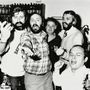 Francesco Guccini, Carlo Petrini e Azio Citi in un immagine ormai celebre