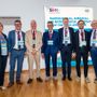 Da sinistra Paola Malvasio, Enzo Cazzullo, Carlo Vassallo, Giovanni Succo, Francesco Cappello, Alberto Gatto, Bruno Ceretto (h Andrea Guermani) Da sinistra Paola Malvasio, Enzo Cazzullo, Carlo Vassallo, Giovanni Succo, Francesco Cappello, Alberto Gatto, Bruno Ceretto (h Andrea Guermani)