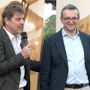 Giuseppe Miroglio, presidente di Sublitex e del Gruppo Miroglio, con Giuseppe Lano, amministratore delegato di Sublitex (Ph. Mauro Gallo Fotografo)