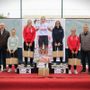 Il podio Elite della gara di Fossano (foto F. Ossola)