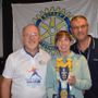 Ezio Porro, Caroline Horgnies e Jerome Boulanger con la coppa
