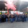 Una presidio dell'ottobre 2025 di fronte all'ex Ilva di Racconigi Una presidio dell'ottobre 2025 di fronte all'ex Ilva di Racconigi