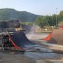 Incendio al bike park di Priero, trasportato in ospedale il campione di bmx Alessandro Barbero