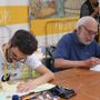 Un momento della passata edizione con Marco Tomatis e Francesco Tullio Altan