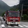 Garessio, auto esce di strada e finisce in una scarpata sulla strada che va a Mindino