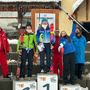 La premiazione del secondo Slalom femminile FIS-NJR disputato a Puy-Saint-Vincent La premiazione del secondo Slalom femminile FIS-NJR disputato a Puy-Saint-Vincent