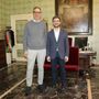Il garante comunale delle persone sottoposte a misure restrittive della libertà personale, Emilio De Vitto e il sindaco Alberto Gatto