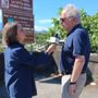 Il presidente Danilo Paparelli intervistato dalla giornalista Rai Cristina Petrucci Il presidente Danilo Paparelli intervistato dalla giornalista Rai Cristina Petrucci