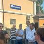 Il sopralluogo al passaggio a livello del Mussoto (Credito Gioetti)