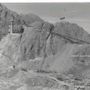 Il rifugio Genova durante il cantiere della diga del Chiotas Il rifugio Genova durante il cantiere della diga del Chiotas