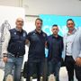 Da sx: il DS Brugiafreddo, Matteo Battocchio, il DG Bima e il presidente di Lagnasco Group Fabrizio Garello
